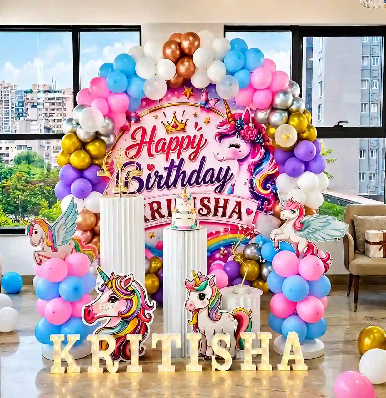 Unicorn Theme Birthday Event